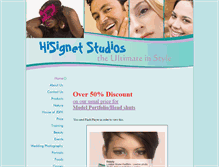 Tablet Screenshot of hisignetstudios.com
